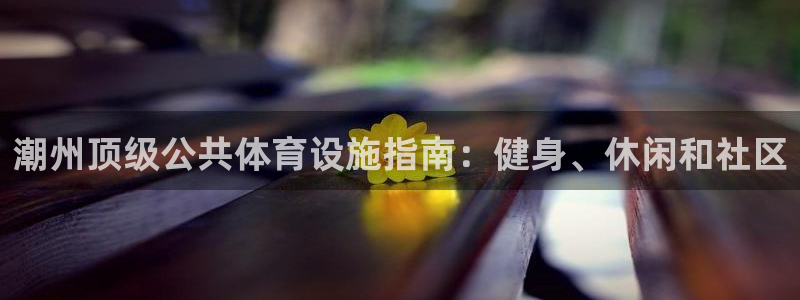 意昂集团官网：潮州顶级公共体育设施指南：健身、休闲和