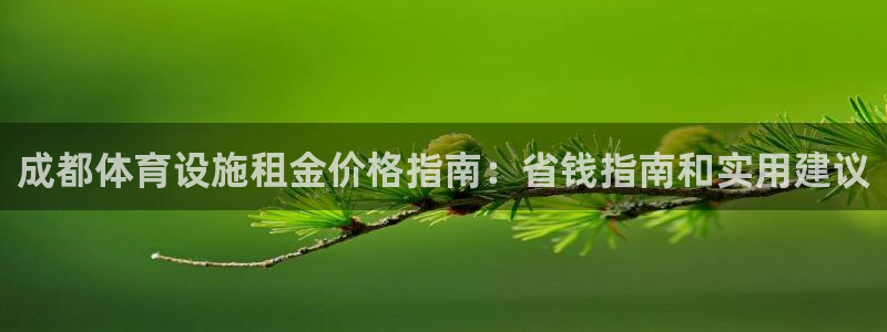 意昂3娱乐首页官网下载：成都体育设施租金价格指南：省