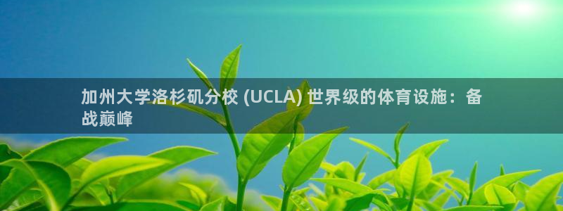 意昂3集团官网网址：加州大学洛杉矶分校 (UCLA)