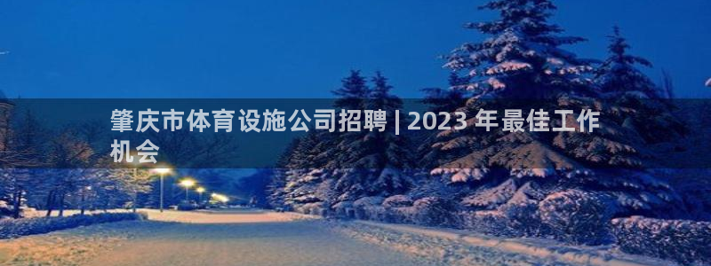 注册意昂3：肇庆市体育设施公司招聘 | 2023 年最佳工作