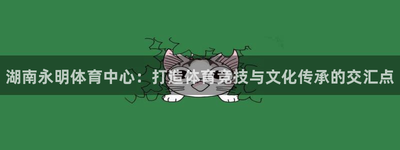 意昂体育3平台注册流程视频：湖南永明体育中心：打造体育竞技与 